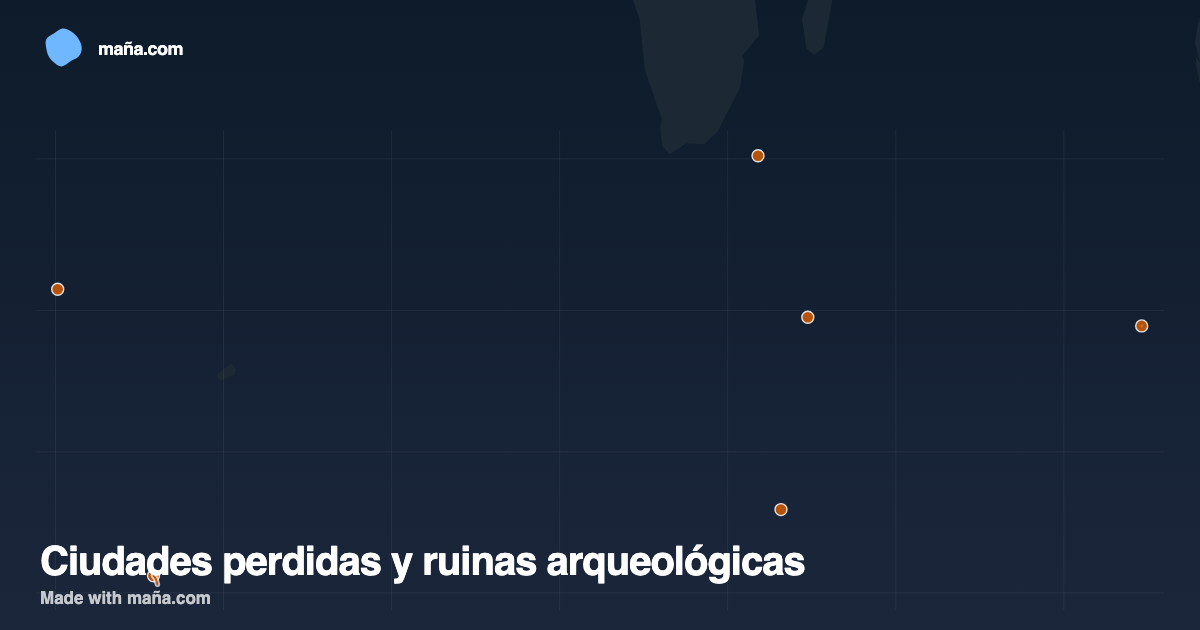 Ciudades perdidas y ruinas arqueológicas